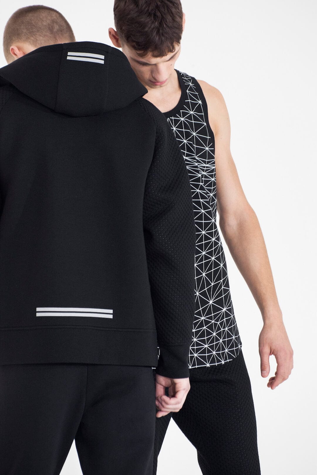 BLACKBARRETT NEIL BARRETT ブラック セットアップ 2R Neil Barrett(ニールバレット) SKINNY FITテーラードジャケット